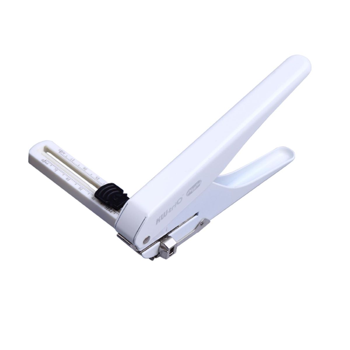 KW-trio 1/4'' Hole Punch Single Hole Puncher with Standard Ruler Handheld Metal 20 Sheet Capacity 6mm Aperture Paper Punch Adjust Hole Spacing A4 Notebook Scrapbook Diary Planner for Home Office School Supplies