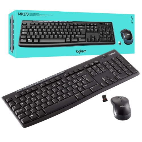 Mk270 Wireless Keyboard And Mouse With Long-range Wireless