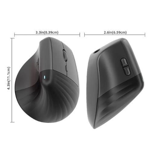 Bluetooth Triple Mode Rechargeable Ergonomic Computer /Laptop Mouse