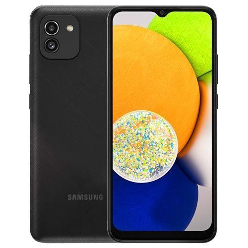 Galaxy A03 - 6.5" (4GB RAM, 64GB ROM) Android 11 (48/2)MP + 5MP Selfie - 5000mAh - 4G LTE - Dual Sim - Black