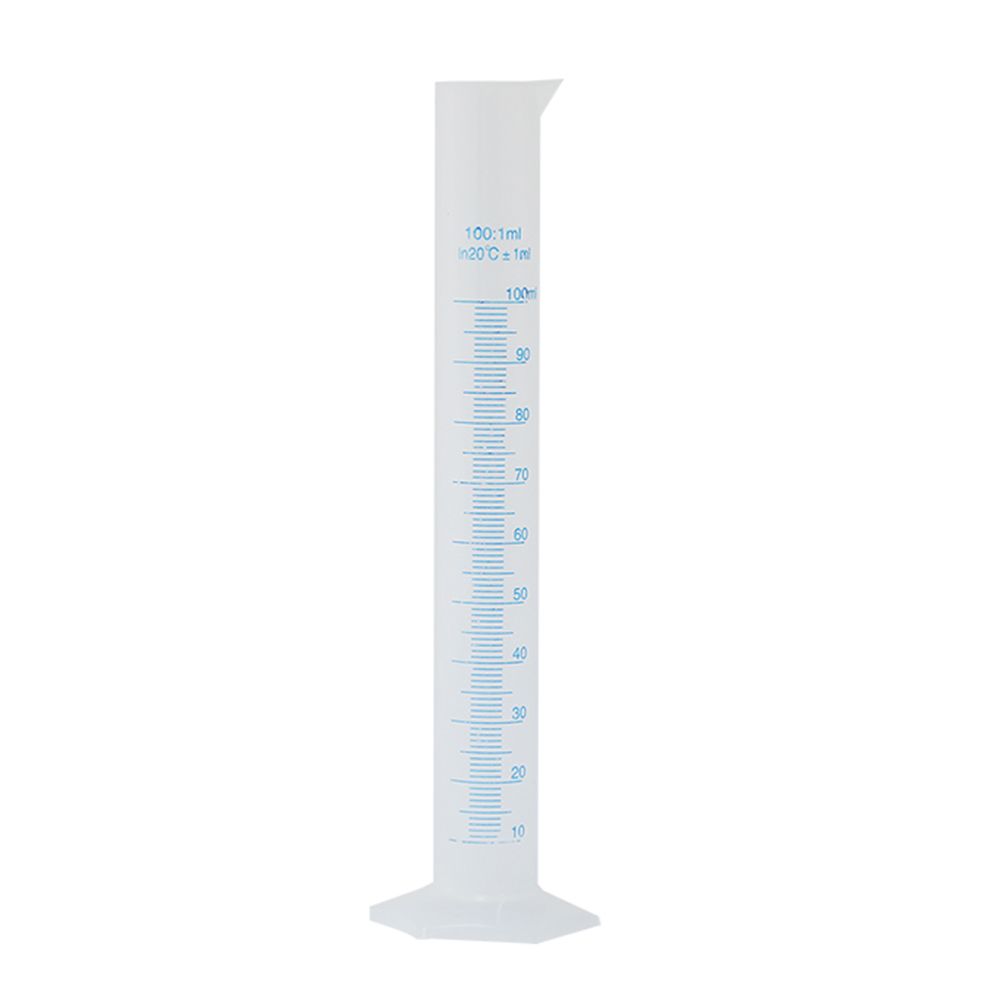 100ml Plastic Graduated Measuring Cylinder With Scale-White