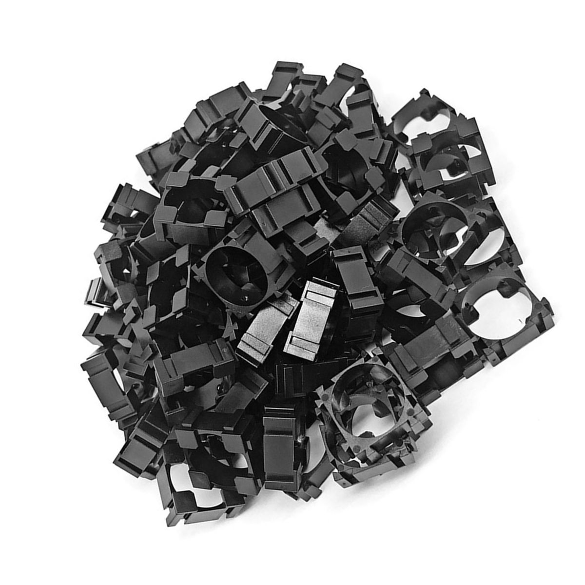 100Pcs 18650 Lithium Battery Pack Bracket Cell Spacer Double