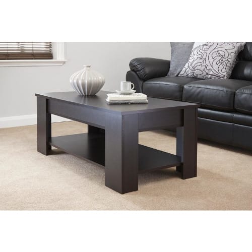 Dark Brown Living Room Center Table Design 7