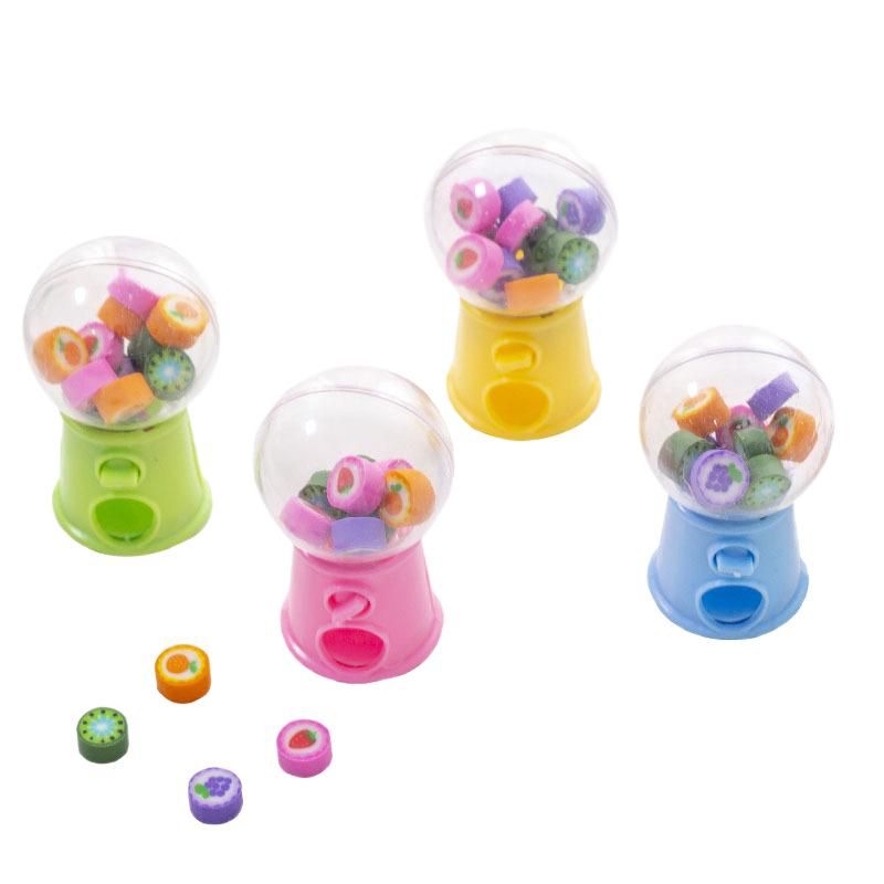 Creative Mini Fruit Gashapon Eraser Machine Eraser