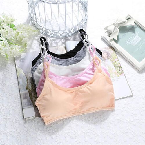 Girls Bra Top For Teenagers Wire Free Breathable 5 In 1