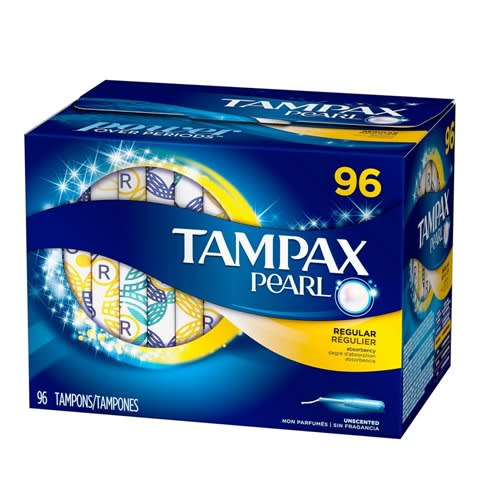 Pearl Unscented Tampons - Regular - 96counts