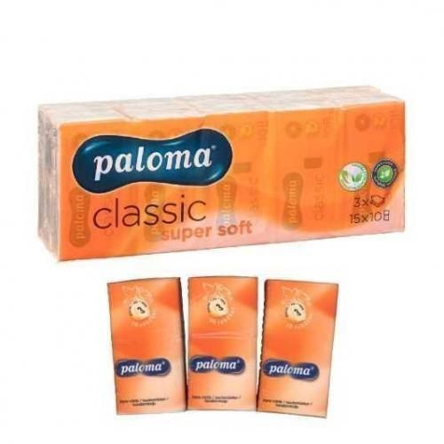 3 Pks Paloma Classic Face Wipes Soft Facial Tissue - 30 Pcs