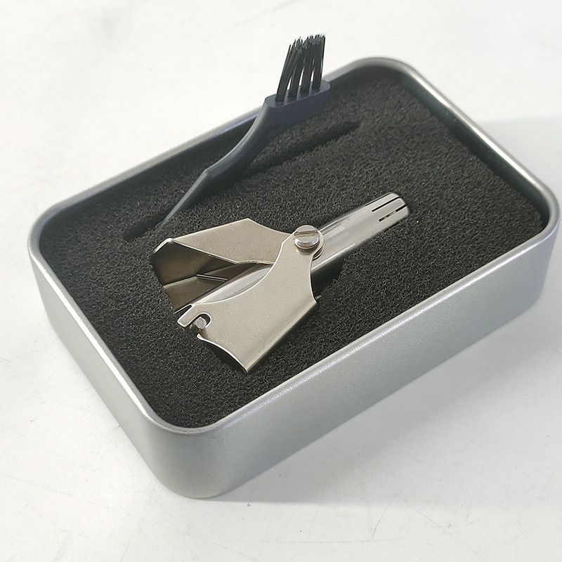 Nose Hair Trimmer For Men Ear Cleaner High Quality Stainless Steel Manual Device Mechanical Shaving And Hair Removal Tools