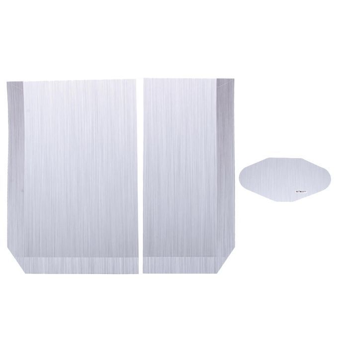 Cover Decal Skin For PS4 PlayStation4 Console + 2 Silver