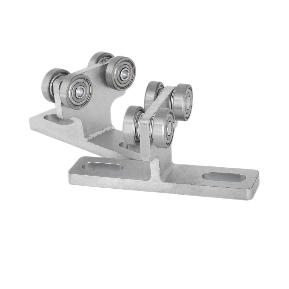 2Pcs Electric Hoist Installation Roller Trolley