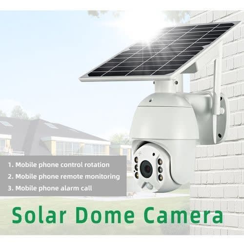 Solar Powered 4g Sim Slot Cctv Camera With Auto Rotation.