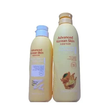 Advanced Korean Skin Brightening Body Wash - 1200ml And Lotion - 500ml
