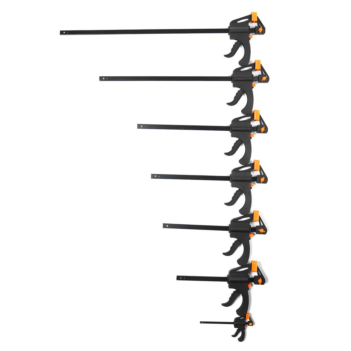 6/8/10/12/18/24'' Clamp Woodworking F Clamp Quick Ratchet Release Clip Grip 12 Inch