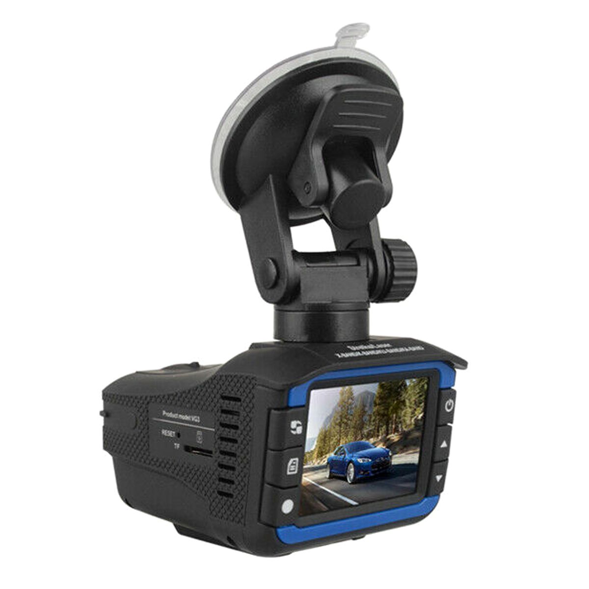 Car DVR Recorder With 2inch LCD Screen Speed Detector 720P