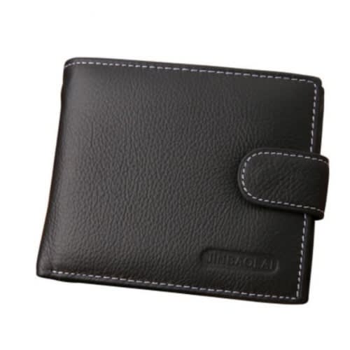 Men's Leather Wallet - Black