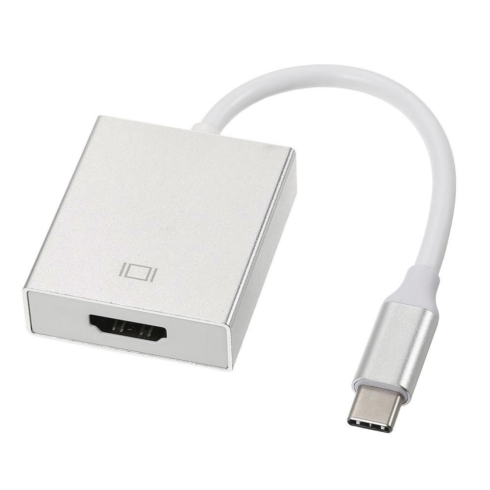 Portable Type-C to HD Converter Type-C Adapter 4K Image Quality Aluminum Alloy Shell Plug and Play Wide Compatibility