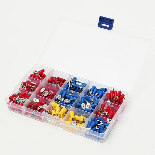 280Pcs Insulated Electrical G Spade Fork Ring Terminal Assor