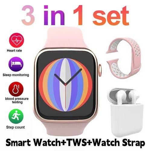 Smart Watch Earphone Set Heart Rate Monitor Multi-sport Mode