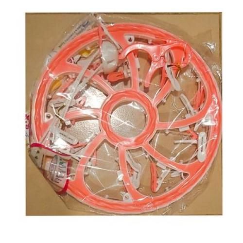 Underwear Hanger With 24clips- White And Pink  Color