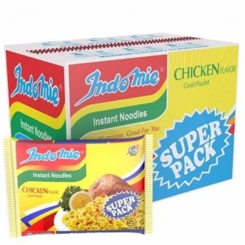 Super Pack - Chicken Flavor Noodles - 120g - 40 Packs Per Carton