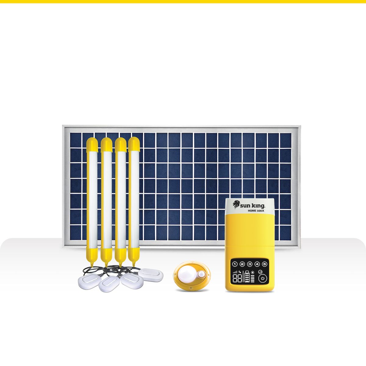 Home 500X Plus Solar Home Light System - Yellow