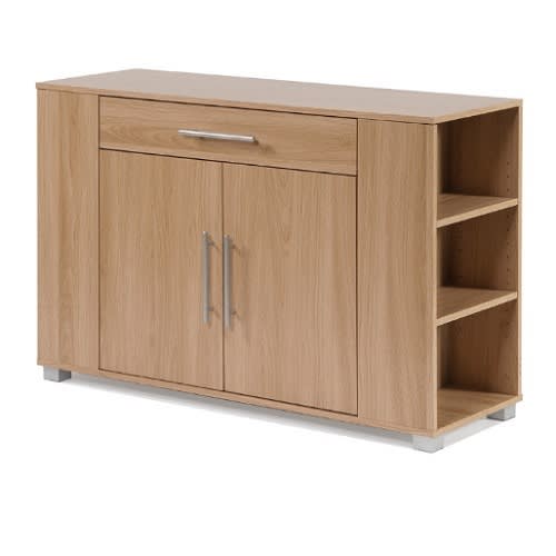 Sadia Besant-2 Door Sideboard With Drawer And End Shelf