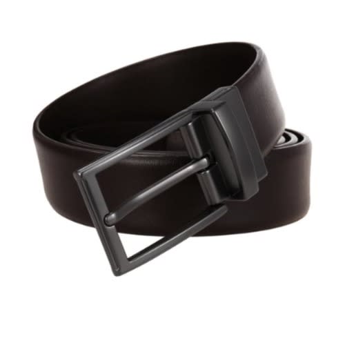 Men Belt - Leather - Dark Brown