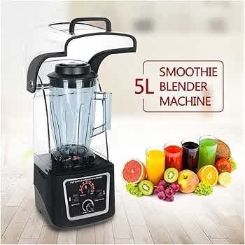 Winning Star Heavy Duty Industrial Blender/Juicer - 4.5L - Black