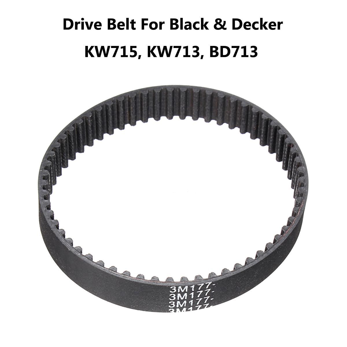 9mm Toothed Planer Drive Belt Rubber For Black Decker Kw715