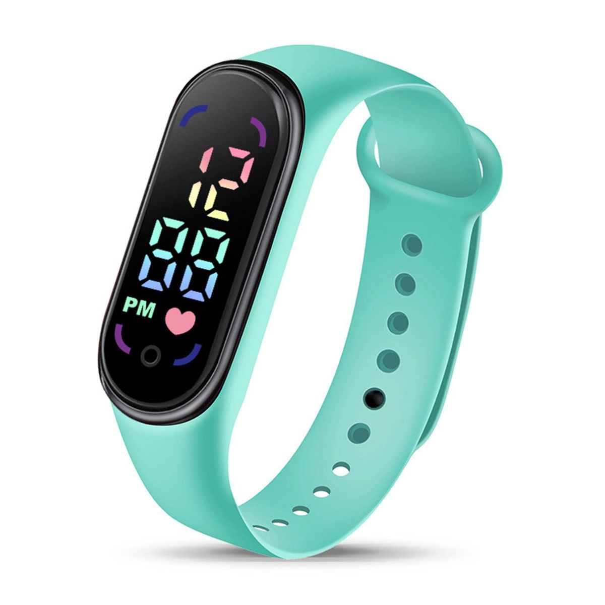 Student Children Electronic Watch Fashion-Mint Green