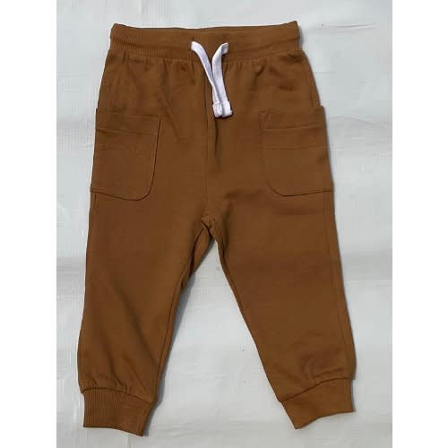 Plain Baby Joggers - brown
