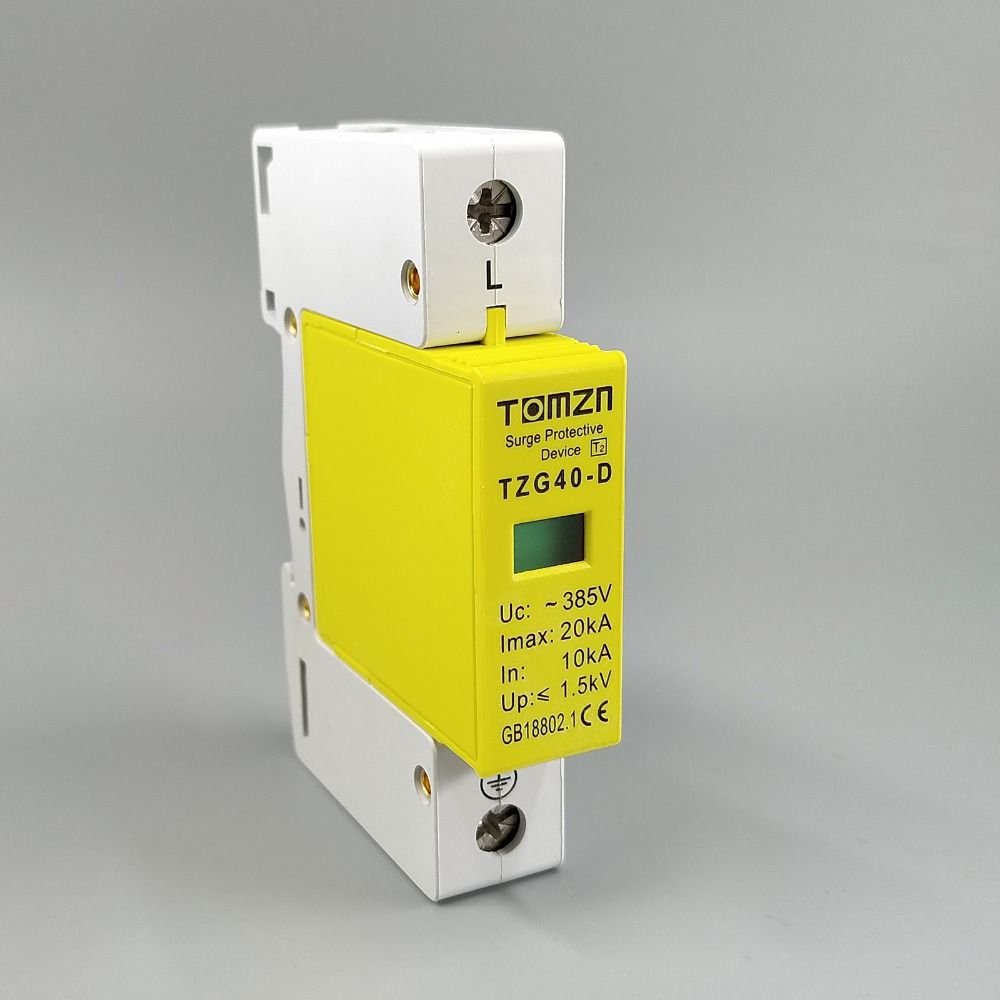 ~385V Protector House 10KA~20KA D Surge 1P AC SPD