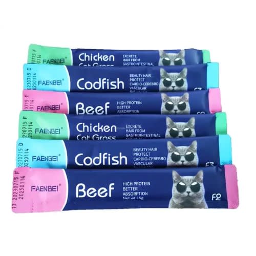 Faenbei Cat High Protein Creamy Paste Snack - 6x15g - 90g