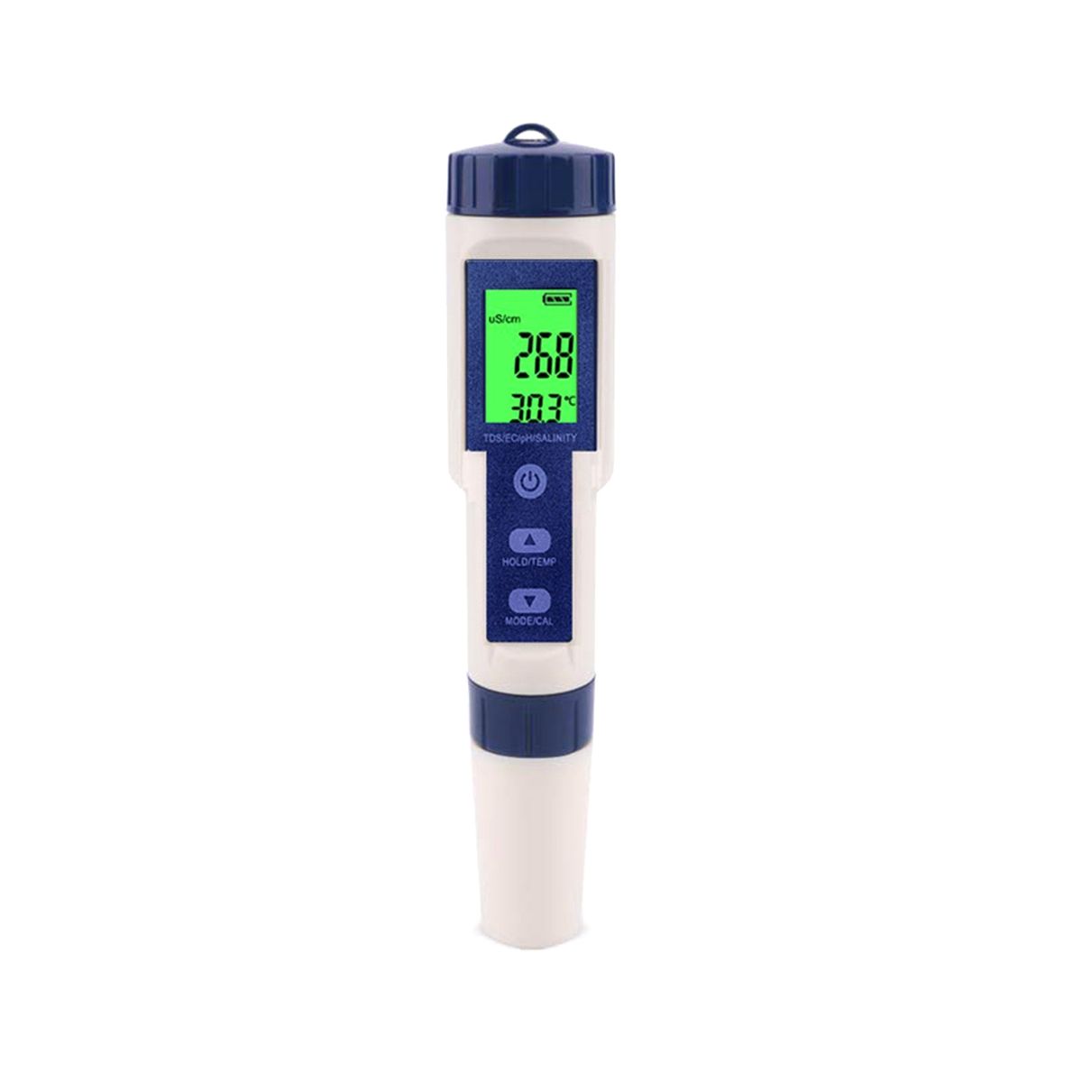 5 in 1 Water Quality Tester PH Salinity Temperature Test Pen TDS with Backlight for Drinking Aquarium Hydroponics