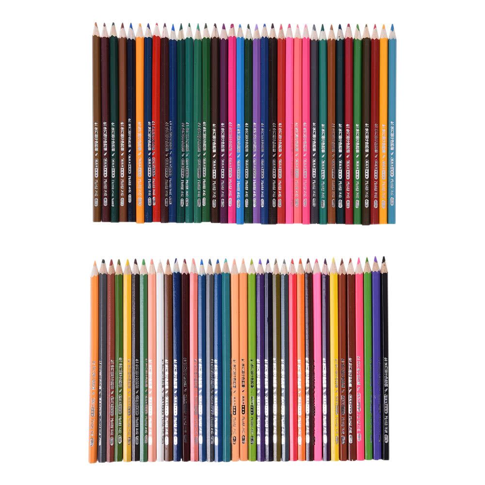 72 Color Premium Pre-Sharpened Water-soluble Water Colored