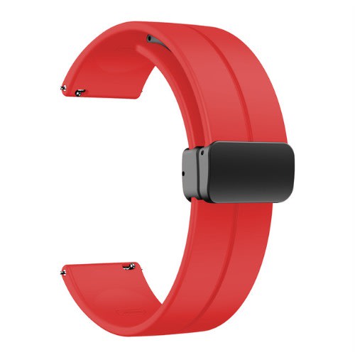 38mm/40mm/41mm Silicon Strap For Oraimo Samsung And Smartwatches - Red