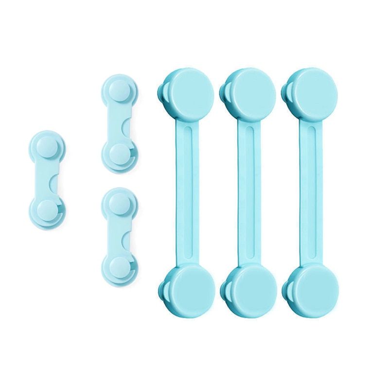 4/8 Pieces / Safety Lock Baby Child Safety Care Plastic Lock With Baby Baby Protection Drawer Door Cabinet Cupboard Toilet