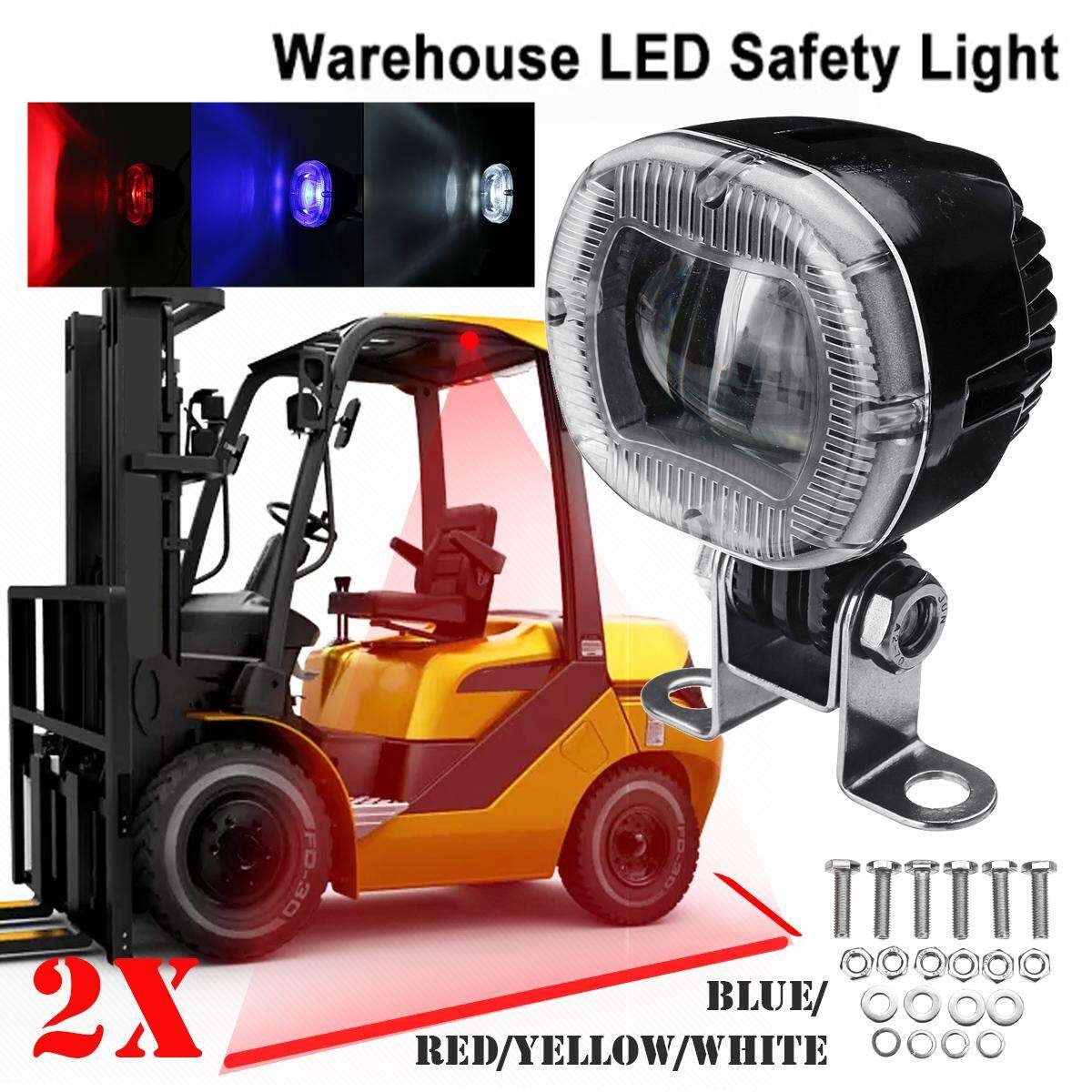 2x Warehouse Factory Forklift Truck LED Warning Lamp Safety Zone Line Work Light