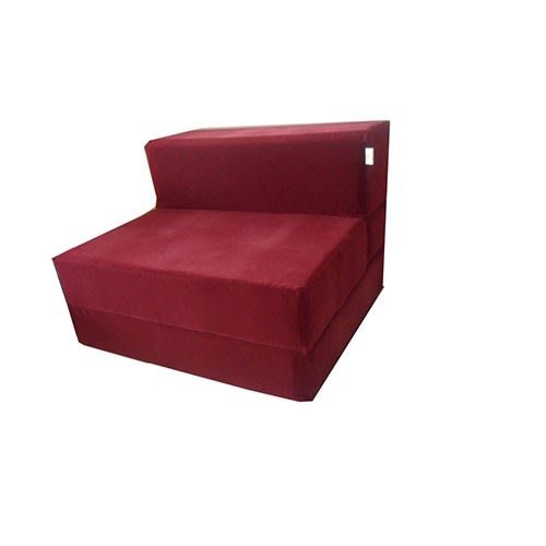 Convertible Sofa Bed - Wine - 72 x40 Inches
