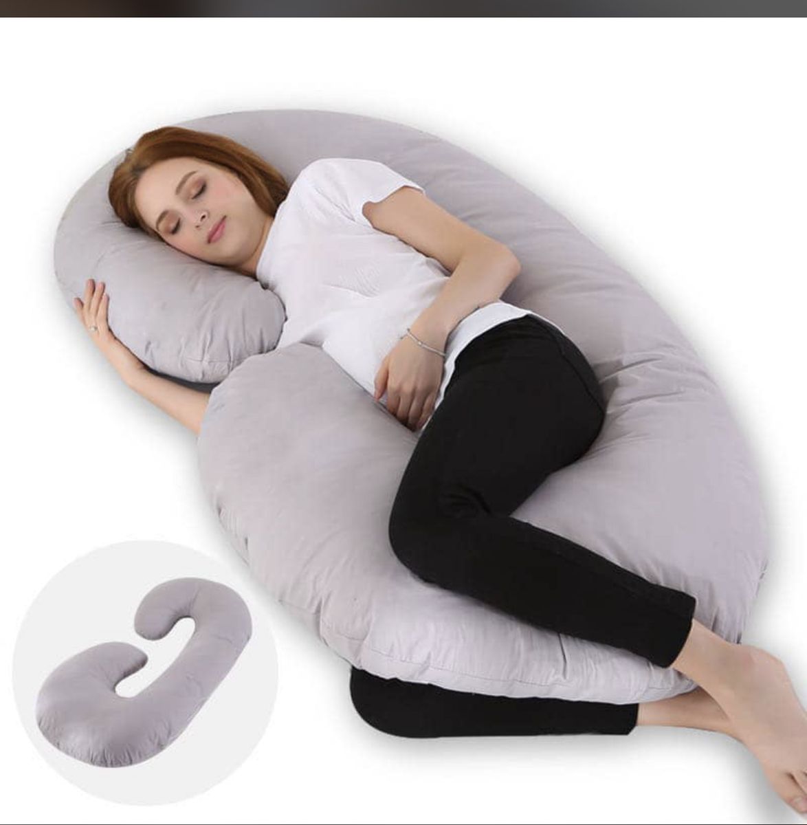 C Shaped Full Body Pregnancy Pillow