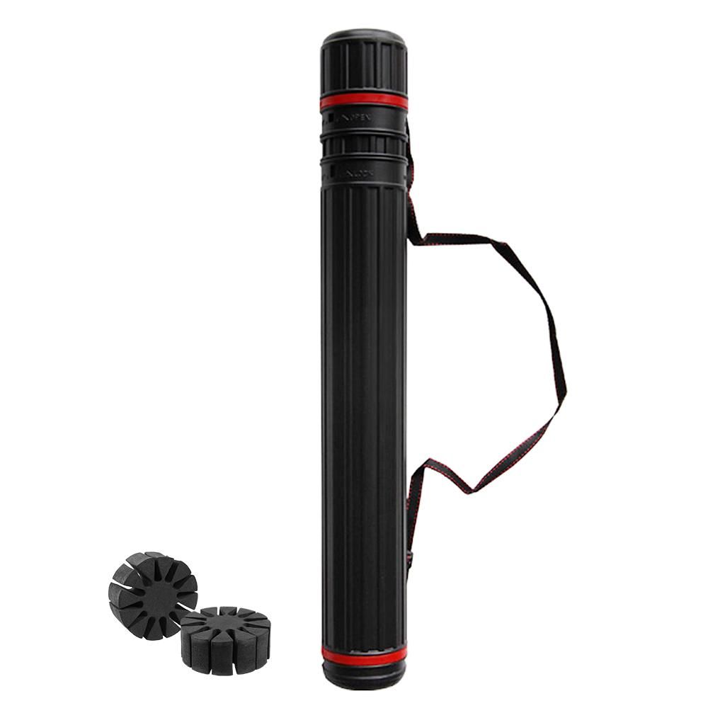 Telescopic Archery Arrow Case Carrier Tube with 2 EVA Foam Arrow Protection Racks Holders