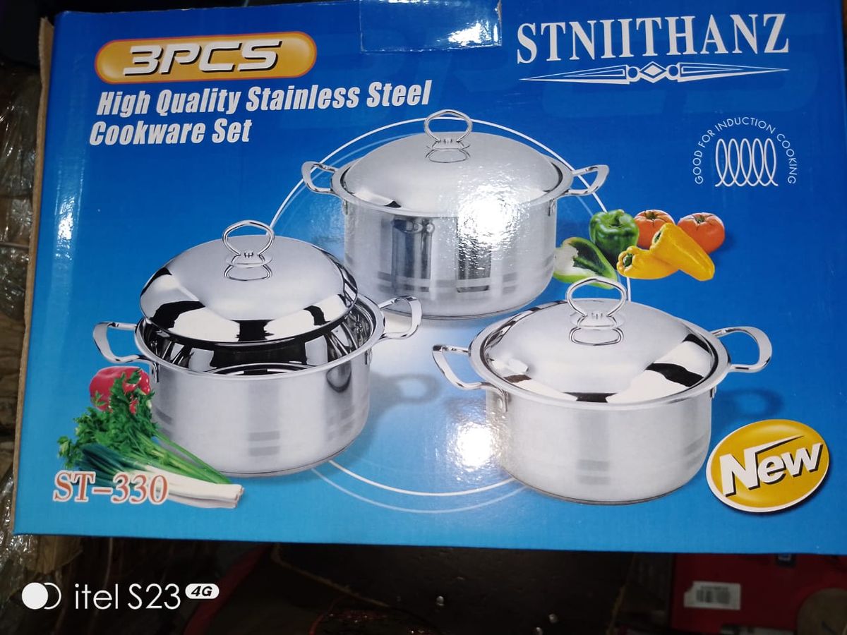3 Sets Of Non-sticky Pots.