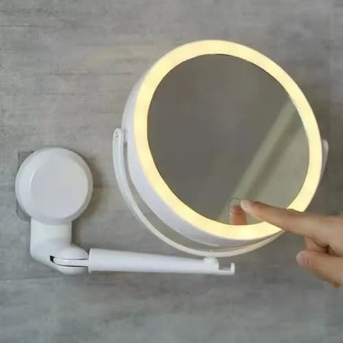 Double Sided Dimmable Wall Mirror With Light