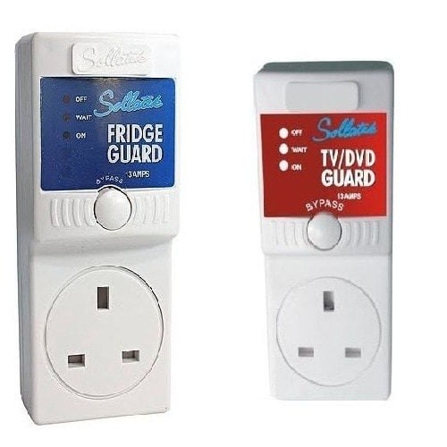 TV + DVD And Fridge Guard Voltage Protection Adapter Set
