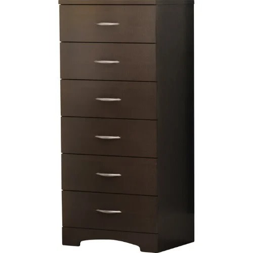 6 Drawer Lingerie Chest - Brown