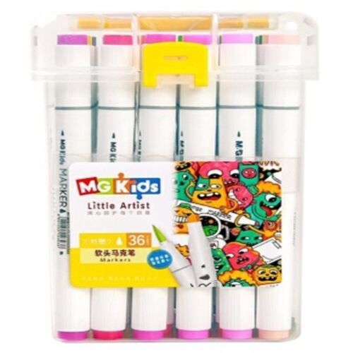 M&G Double Tips Color Markers Pen Set 36 Colors Stationery
