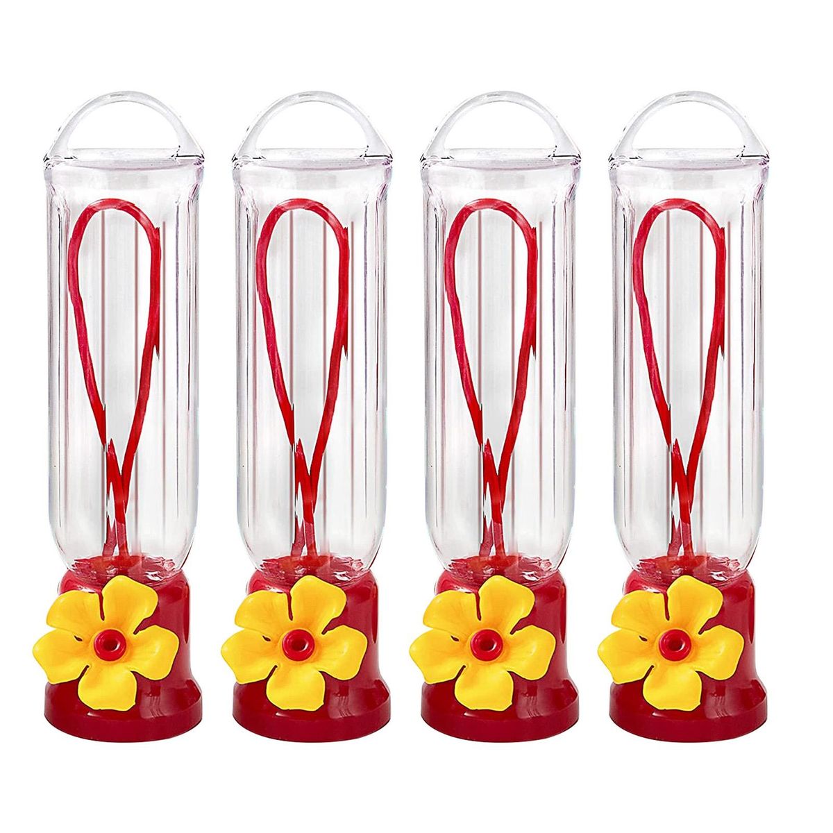 4Pcs Hummingbird Feeders Portable Hummingbird Feeders