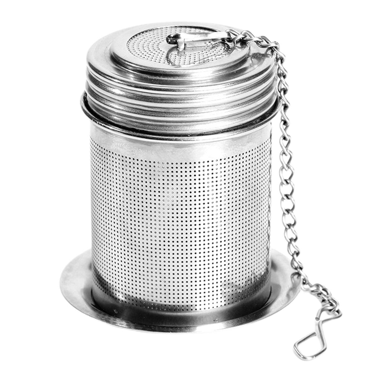 Loose Leaf Tea Strainer Stainless Steel Tea Infuser with for Reusable Silver