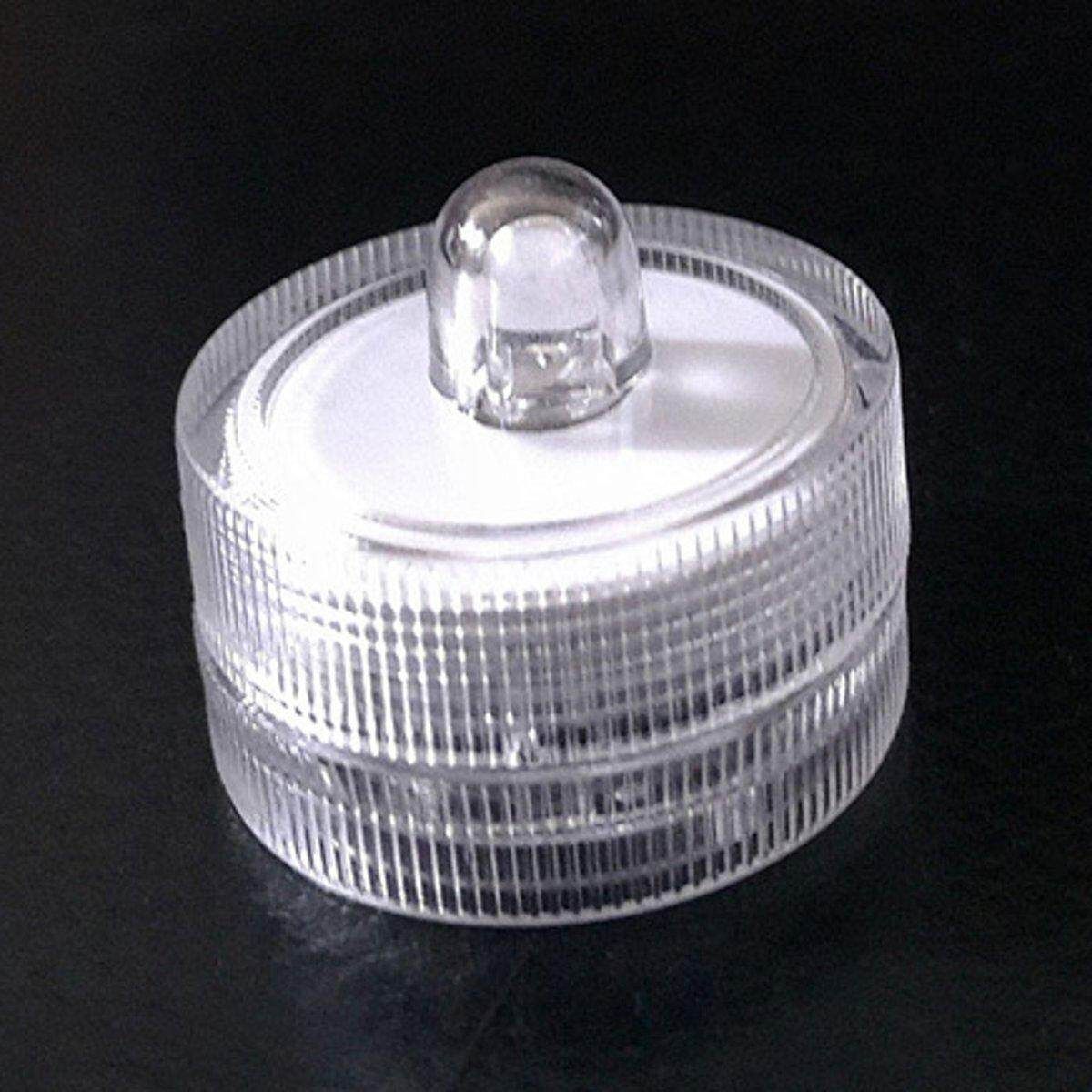 12 Pcs Waterproof LED Flameless Tea Light Candles Aquarium Lamp Party Xmas Decor