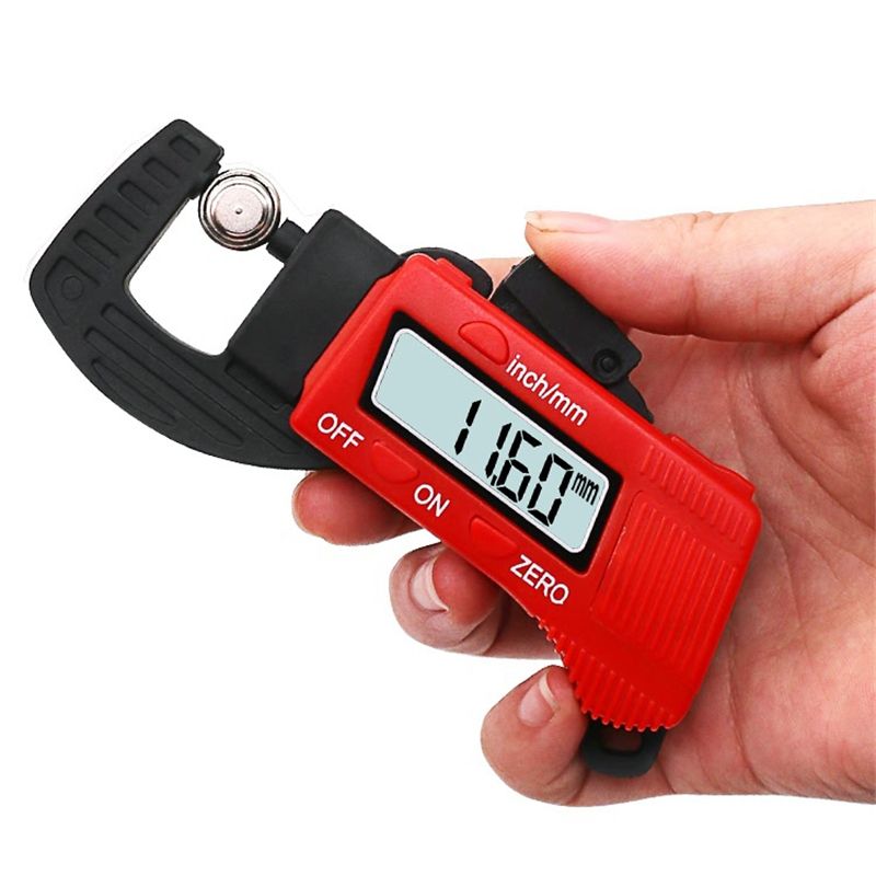 Electronic LCD Digital Thickness Gauges Caliper Width Measuring Tools 0~12.7mm 0.01mm